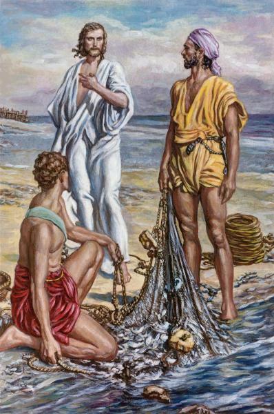 Jesus and The Fishermen 