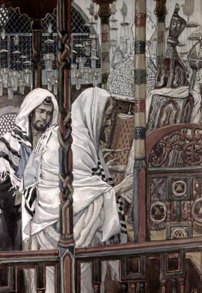 Jesus Teaching In The Synagogue