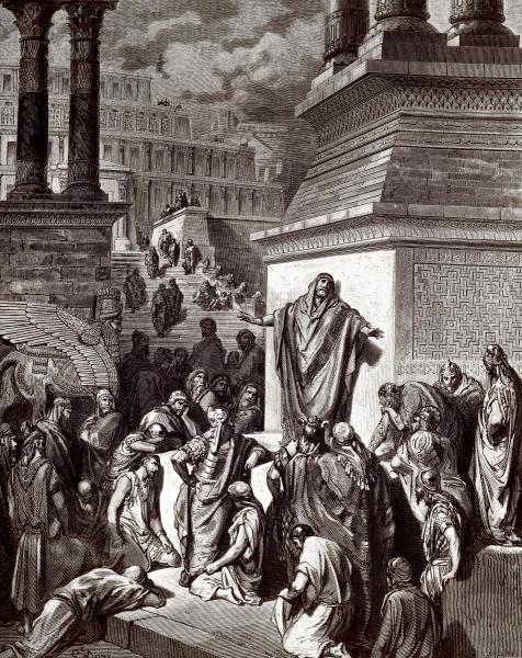 Jonah Telling of Nineveh's Coming Vanquishment  