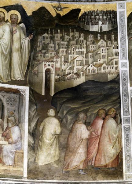 Lot's Wife Leaves Sodom From Tambour: Scenes From The Old Testament