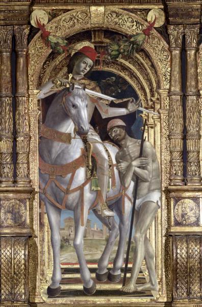 Madonna and Child (Detail)From The Polyptych of Saint Martin    