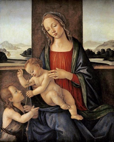 The Madonna and Child With The Infant Saint John The Baptist  