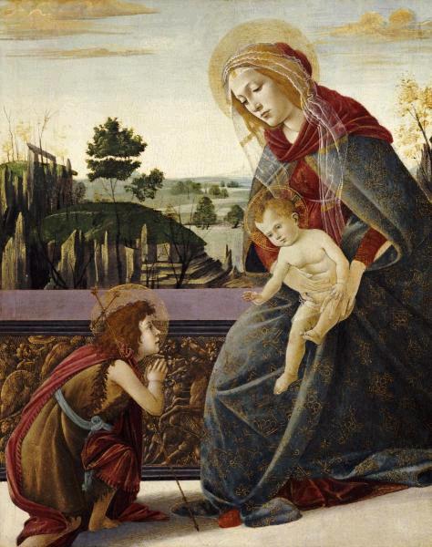 The Madonna and Child With The Young Saint John The Baptist   