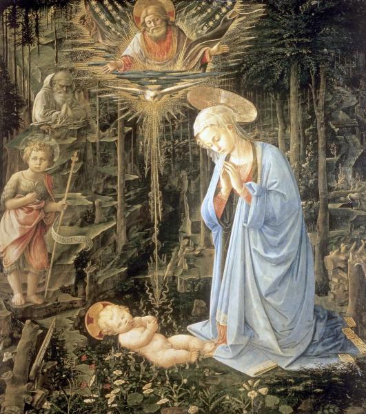 Madonna and Child With Saint Jerome