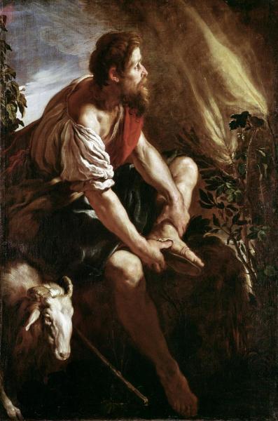 Moses Before a Burning Bush  