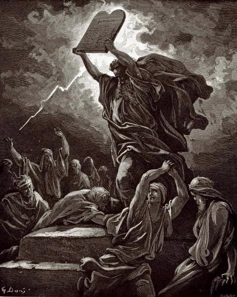 Moses Breaking The Tablets Of The Law  