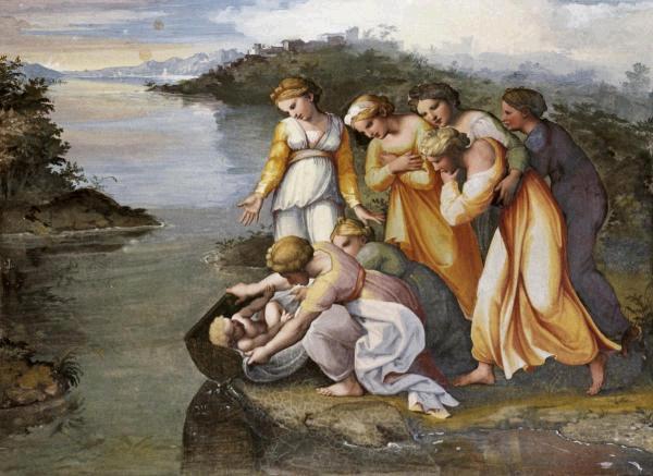 Moses Found In The Bulrushes 