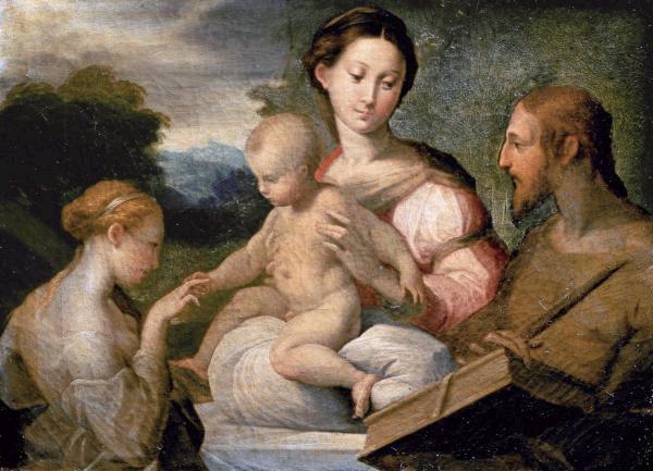 Mystical Wedding of Saint Catherine  
