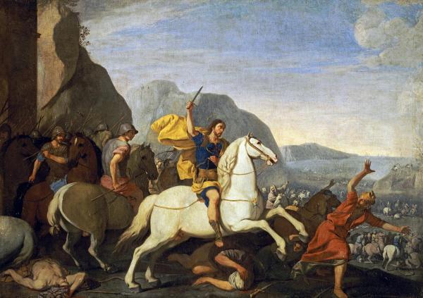 Saint James at The Battle of Clavijo