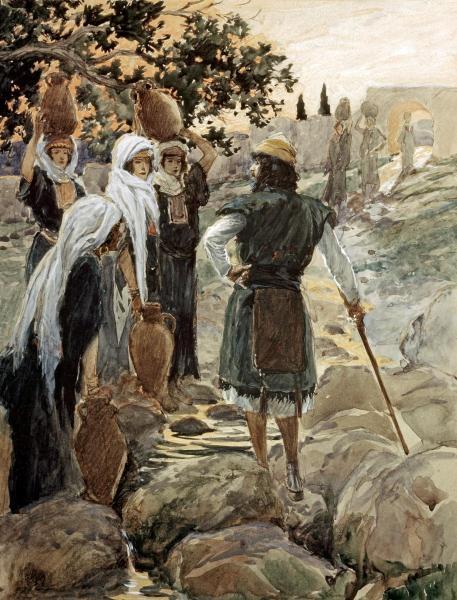 Saul Questions The Young Maidens
