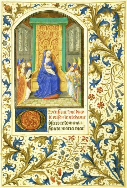 The Virgin Enthroned  