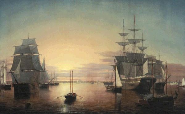 Boston Harbor, about 1850-55   
