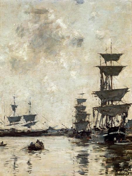Deauville: Schooners at Anchor  