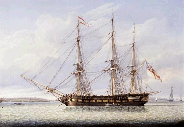 Sloop on The Mersey 