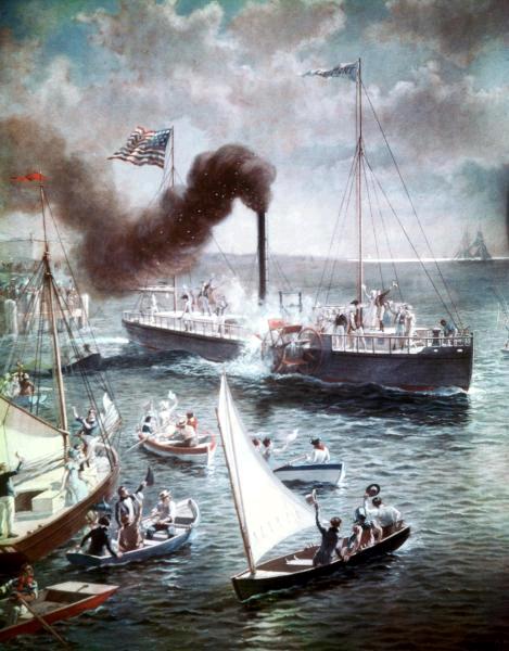 Fulton's Triumph The Clermont, 1807   