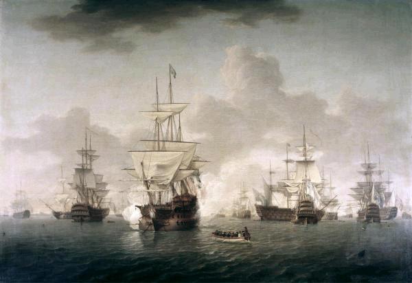 Admiral Lord Howe Joining His Flagship 