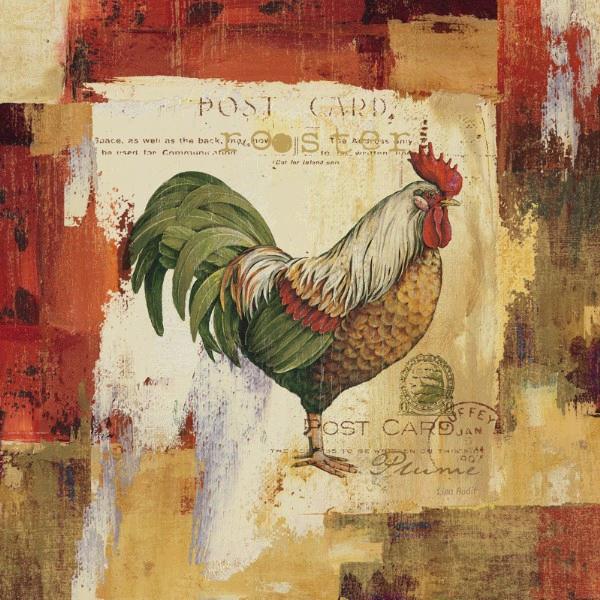 Colorful Rooster I 
