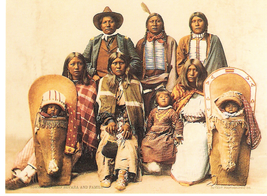 Ute Chief Sevara and Family, 1899 . Charles Nast..jpg